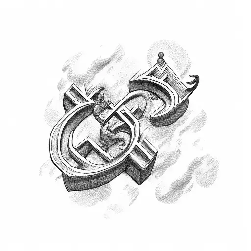 Hercules greek wording tattoo design idea
