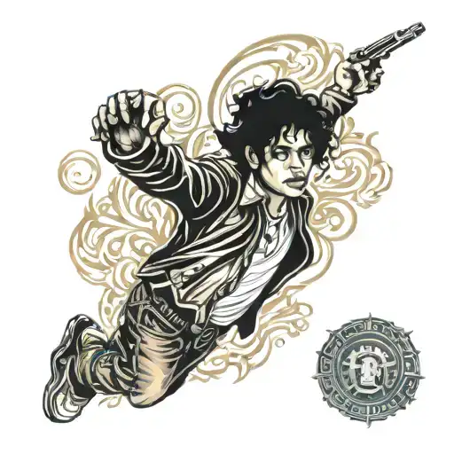 michael jackson tattoo design idea