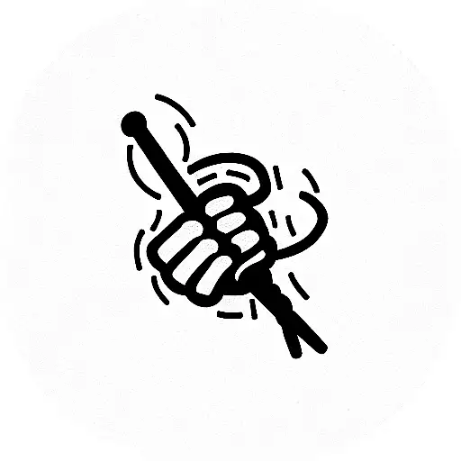 tig torch, bandana, skeleton hand  tattoo design idea