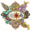 Epilepsy medical bracelet tattoo design idea