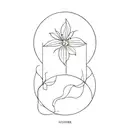 KOMOREBI tattoo design idea