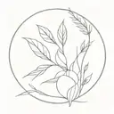 KOMOREBI tattoo design idea