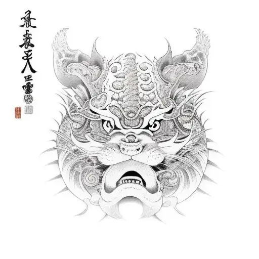 kintaro com gakubori tattoo design idea