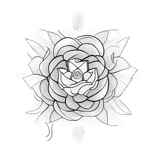 rosemary herb tattoo design idea