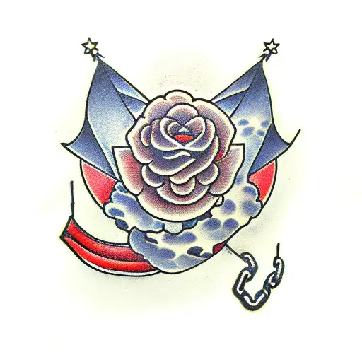 chain  tattoo design idea