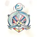 chain  tattoo design idea