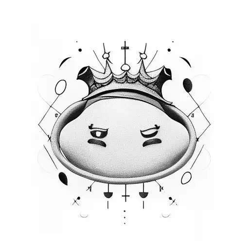 "Smile, It confuses people." in fancy writing tattoo design idea