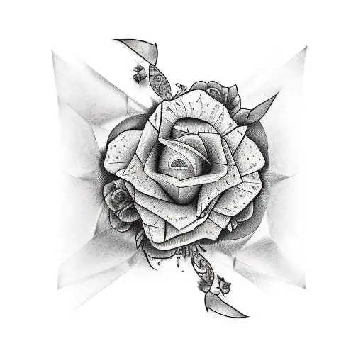 the word lust in scratchy letters tattoo design idea