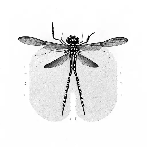 Dragonfly tattoo design idea