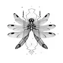 Dragonfly tattoo design idea