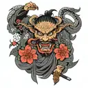 ronin tattoo design idea