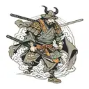 ronin samurai tattoo design idea