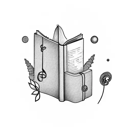 Incorporate elements of music, coffee, and books into a tattoo design tattoo design idea