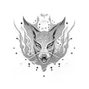 bite tattoo design idea