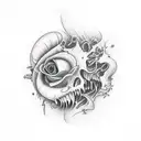 without darkness there is no light tattoo design idea