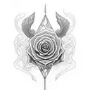 without darkness there is no light tattoo design idea