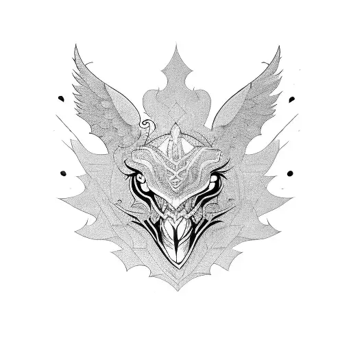 Griffin tattoo design idea