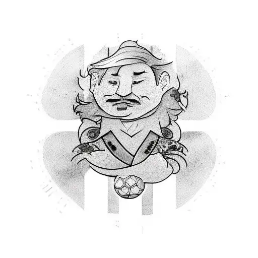 Lionel Messi tattoo design idea