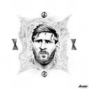 Lionel Messi tattoo design idea