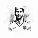 Lionel Messi tattoo design idea