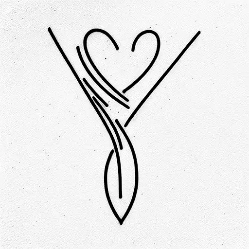 symbol for wife and 2 daughters  tattoo design idea