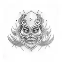 stephen king holding a book  tattoo design idea