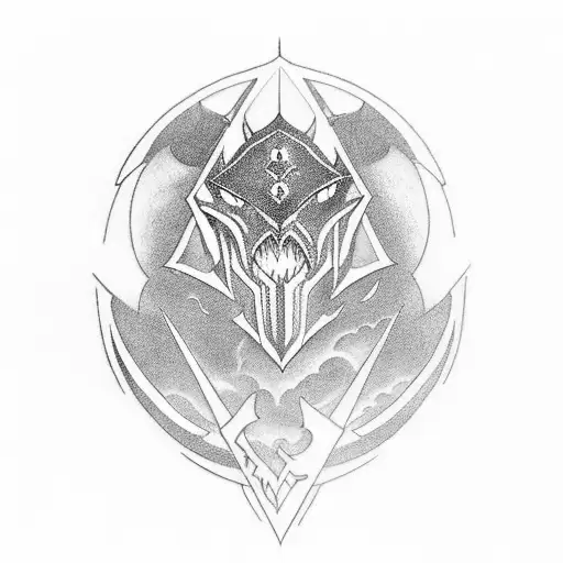 Incorporate a Shardblade from the Stormlight Archive into a design tattoo design idea