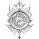 Incorporate a Shardblade from the Stormlight Archive into a design tattoo design idea