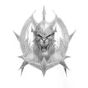 Incorporate a Shardblade from the Stormlight Archive into a design tattoo design idea