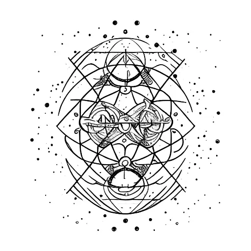 quasars tattoo design idea