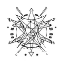 quasars tattoo design idea