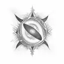 quasars tattoo design idea