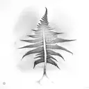 Fern Tree tattoo design idea