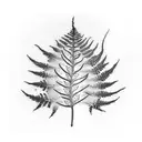 Fern Tree tattoo design idea