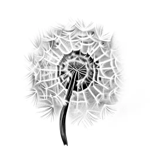 Dandelion tattoo design idea
