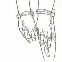 best friend matching tattoo tattoo design idea