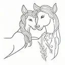 best friend matching tattoo tattoo design idea