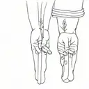 best friend matching tattoo tattoo design idea