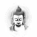 Buddha tattoo design idea