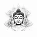 Buddha tattoo design idea