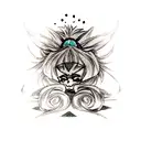 tramp stamp  tattoo design idea