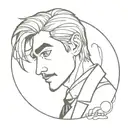 arsene lupin tattoo design idea