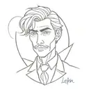 arsene lupin tattoo design idea