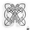 scorpions and earth worms tattoo design idea