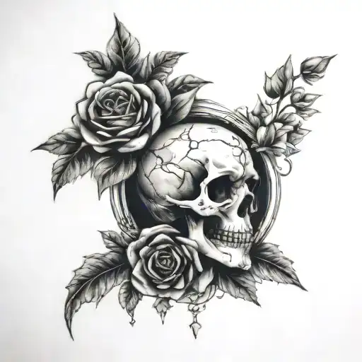 memento mori memento vive tattoo design idea
