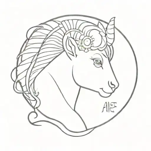 Jessica April 13 1993 Aries  tattoo design idea