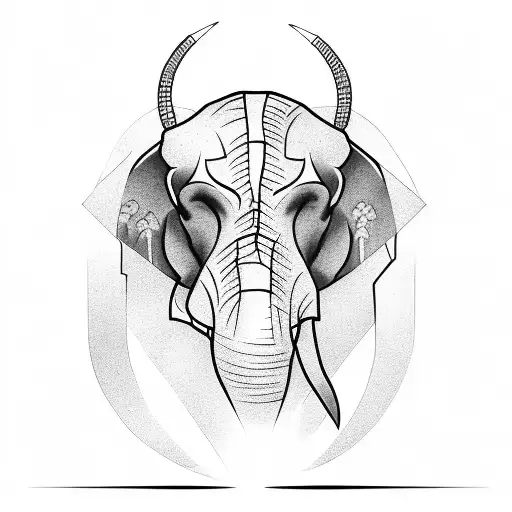 cage the elephant tattoo design idea