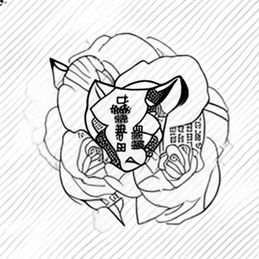 write "thick skin" in feminine style  tattoo design idea