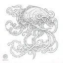 Squide tattoo design idea