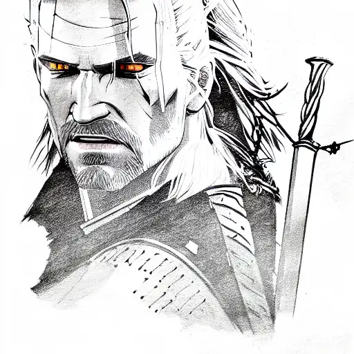 witcher tattoo design idea